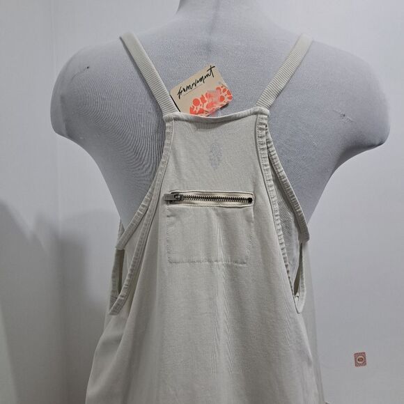 Free People Movement Hot Shot V- Neck Sleeveless Patch Pocket Mini Dress Large - Picture 11 of 13